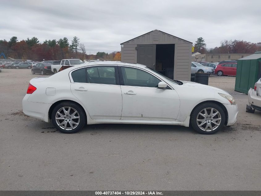 2012 Infiniti G37X VIN: JN1CV6AR9CM676929 Lot: 40737404