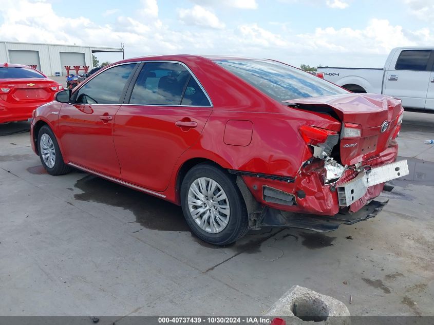 VIN 4T1BD1FK0EU138144 2014 Toyota Camry, Hybrid LE no.3