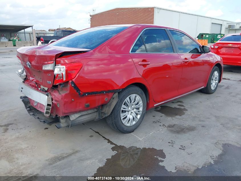 VIN 4T1BD1FK0EU138144 2014 Toyota Camry, Hybrid LE no.4