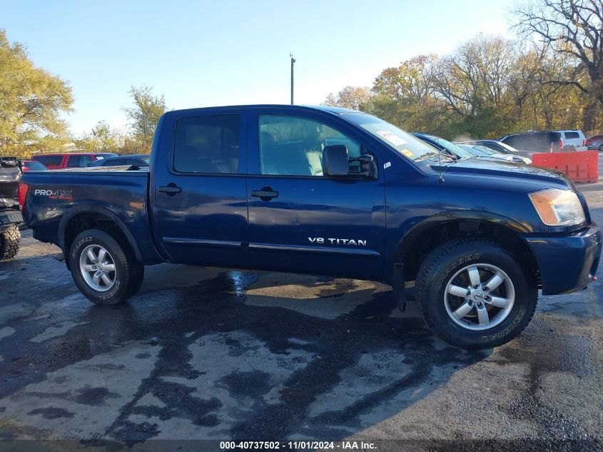 2011 Nissan Titan Pro-4X VIN: 1N6BA0ECXBN304206 Lot: 40737502