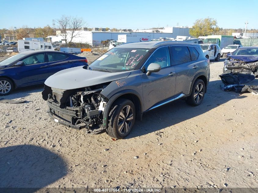 VIN 5N1BT3CB3NC678290 2022 Nissan Rogue, Sl Intelli... no.2