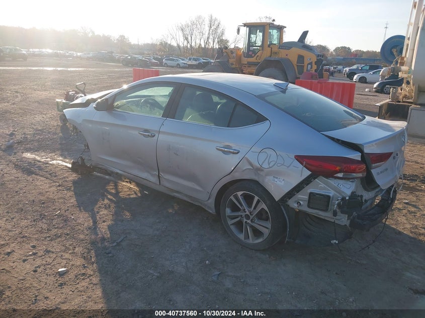 2017 HYUNDAI ELANTRA VIN: KMHD84LF9HU201364