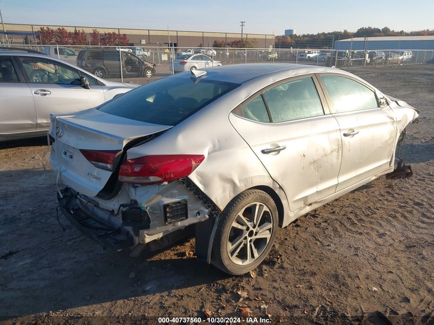 2017 HYUNDAI ELANTRA VIN: KMHD84LF9HU201364