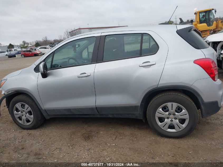 2018 Chevrolet Trax Ls VIN: 3GNCJKSB8JL363579 Lot: 40737577