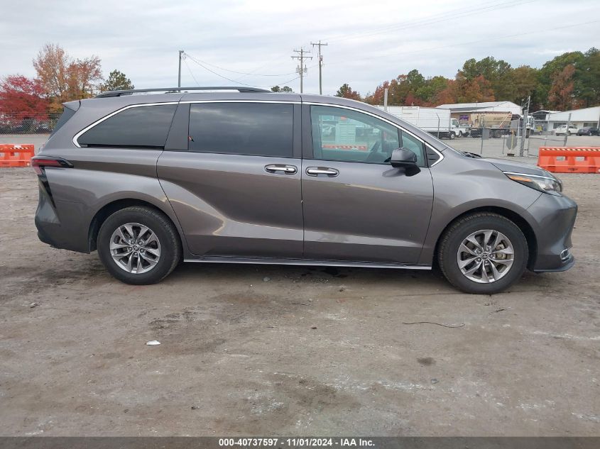 2023 Toyota Sienna Xle VIN: 5TDYRKEC3PS161764 Lot: 40737597