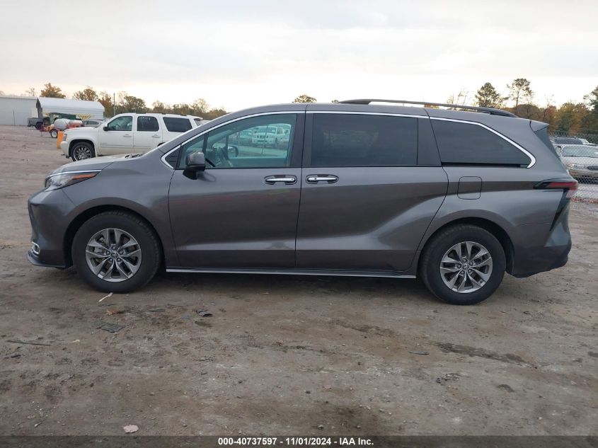 2023 Toyota Sienna Xle VIN: 5TDYRKEC3PS161764 Lot: 40737597