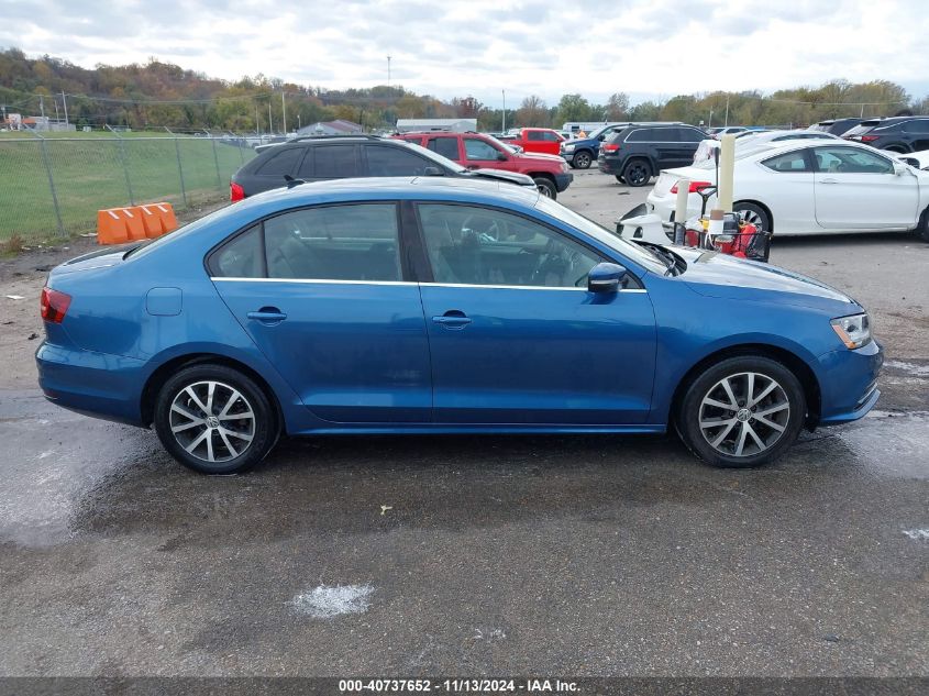 2017 Volkswagen Jetta 1.4T Se VIN: 3VWDB7AJ9HM206838 Lot: 40737652