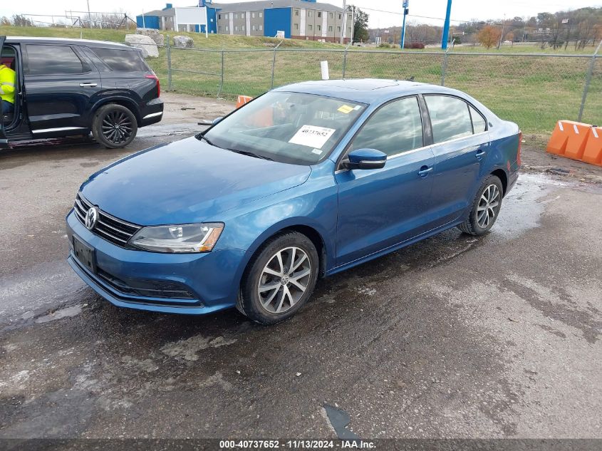 2017 Volkswagen Jetta 1.4T Se VIN: 3VWDB7AJ9HM206838 Lot: 40737652