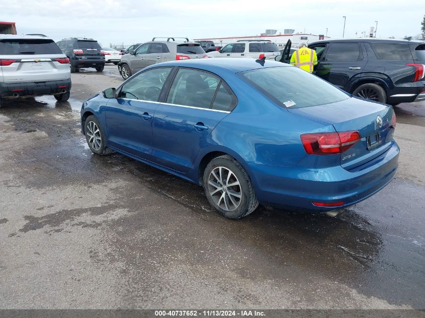 2017 Volkswagen Jetta 1.4T Se VIN: 3VWDB7AJ9HM206838 Lot: 40737652