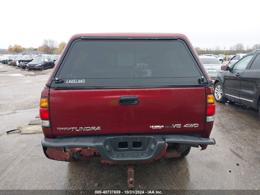 2003 Toyota Tundra Ltd V8 VIN: 5TBBT48183S415548 Lot: 40737659