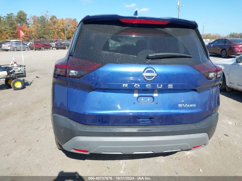 2023 Nissan Rogue Sv Intelligent Awd VIN: 5N1BT3BB9PC843067 Lot: 40737676