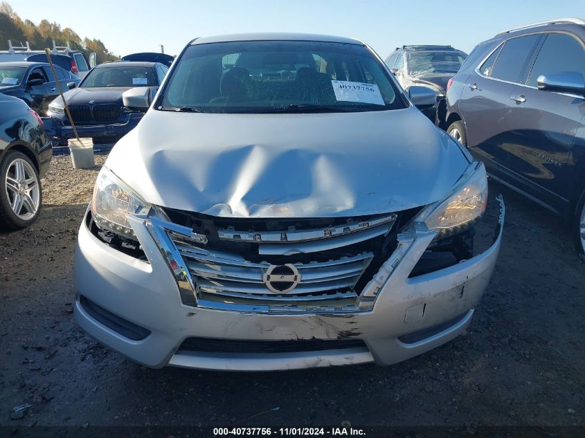 2013 Nissan Sentra Sv VIN: 3N1AB7AP7DL707515 Lot: 40737756