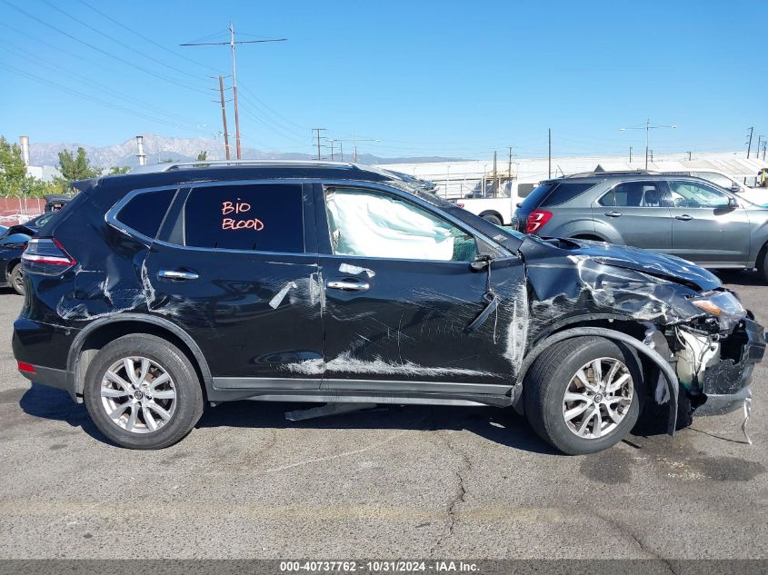 2017 Nissan Rogue Sv VIN: KNMAT2MT1HP618698 Lot: 40737762