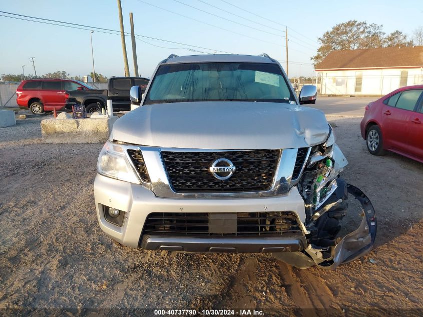 2019 Nissan Armada Sl VIN: JN8AY2ND0K9091553 Lot: 40737790