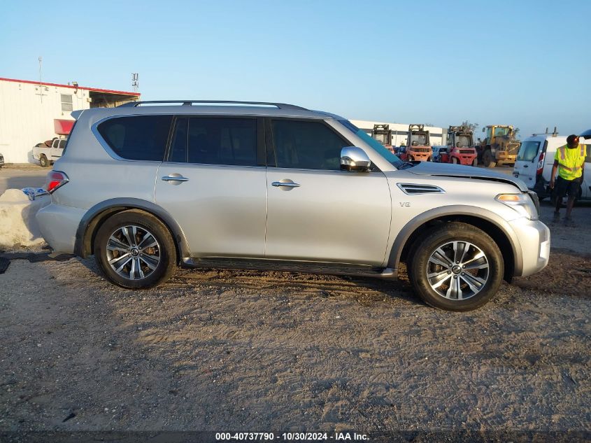 2019 Nissan Armada Sl VIN: JN8AY2ND0K9091553 Lot: 40737790