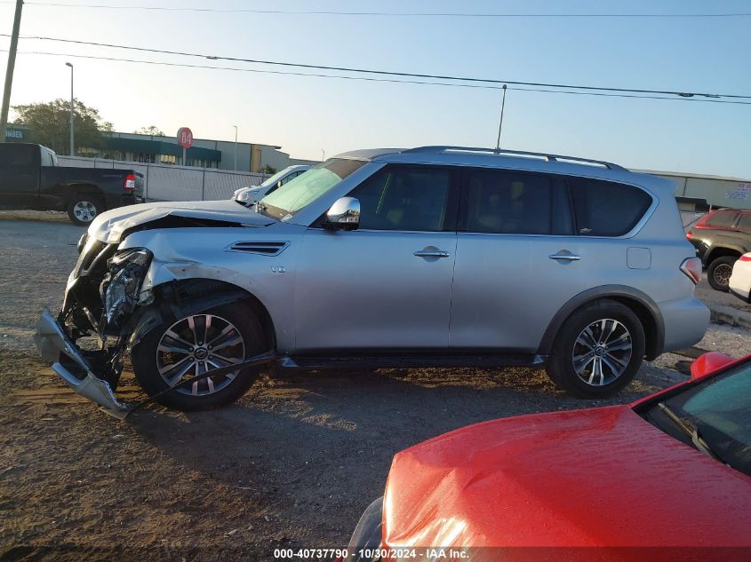 2019 Nissan Armada Sl VIN: JN8AY2ND0K9091553 Lot: 40737790