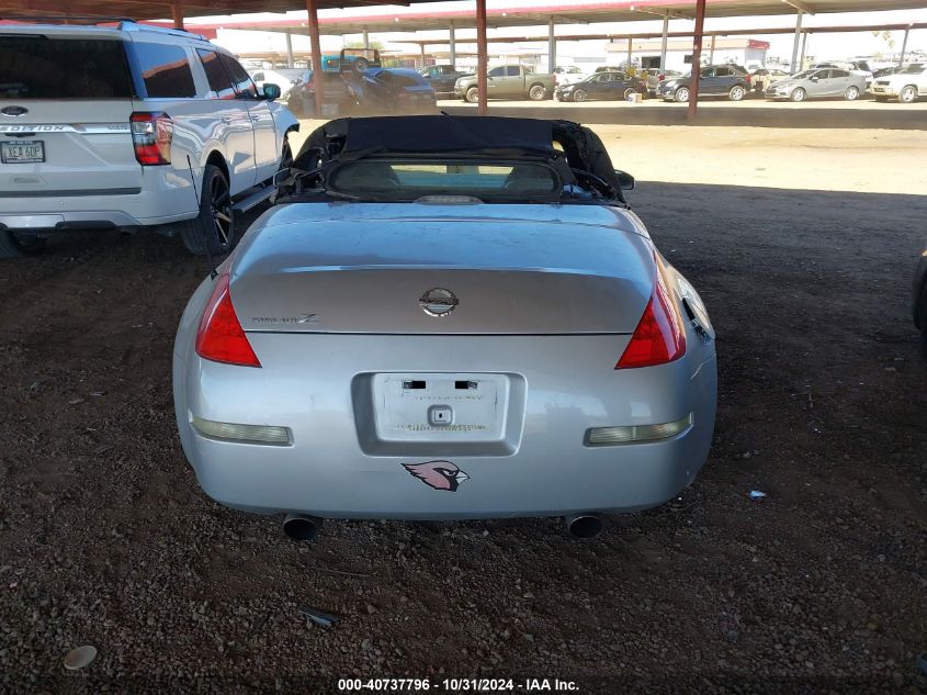 2006 Nissan 350Z Enthusiast VIN: JN1AZ36A06M480394 Lot: 40737796