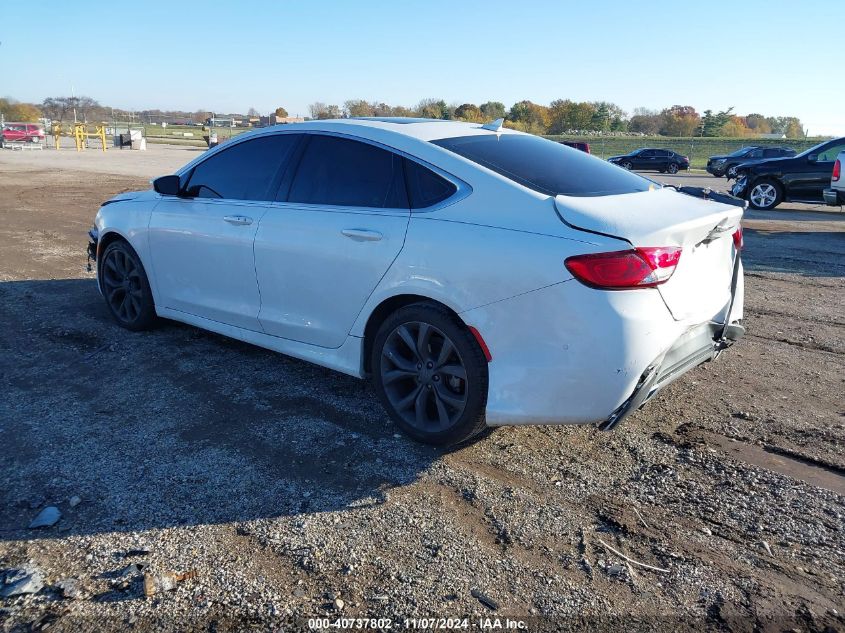 2015 Chrysler 200 C VIN: 1C3CCCCG1FN526149 Lot: 40737802