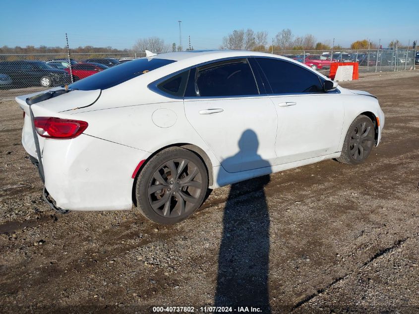 2015 Chrysler 200 C VIN: 1C3CCCCG1FN526149 Lot: 40737802