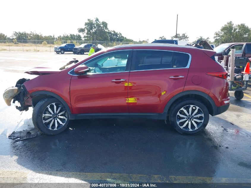 2017 Kia Sportage Ex VIN: KNDPN3AC1H7265751 Lot: 40737806