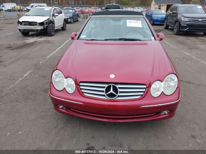 2005 Mercedes-Benz Clk 320 VIN: WDBTK65G45T048184 Lot: 40737813