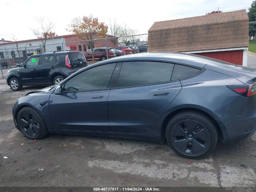 2021 Tesla Model 3 Long Range Dual Motor All-Wheel Drive VIN: 5YJ3E1EB3MF927919 Lot: 40737817