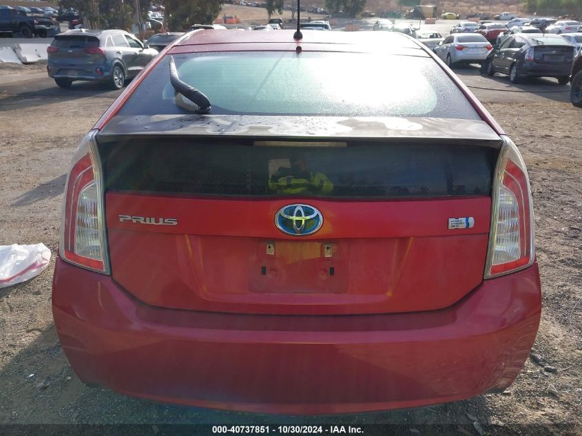 2013 Toyota Prius Two VIN: JTDKN3DU9D5687593 Lot: 40737851