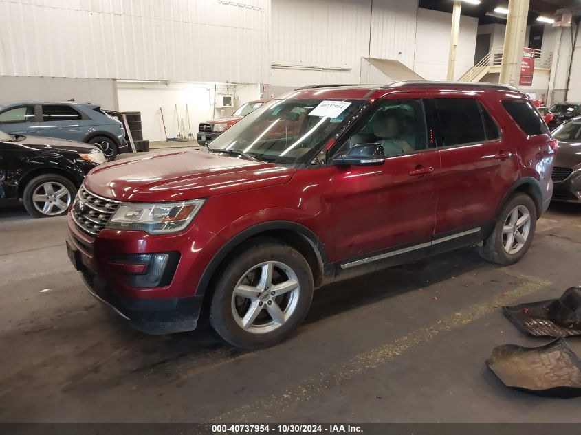 VIN 1FM5K8D80GGA47914 2016 FORD EXPLORER no.2