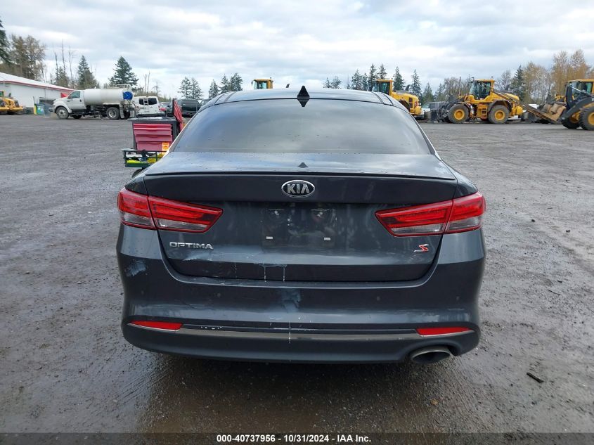 2018 Kia Optima S VIN: 5XXGT4L38JG203494 Lot: 40737956