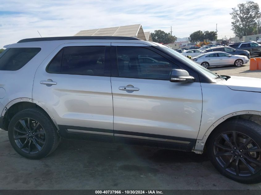 VIN 1FM5K7DH7KGA41630 2019 FORD EXPLORER XLT