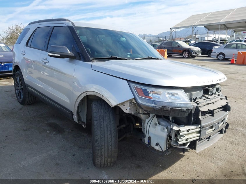 VIN 1FM5K7DH7KGA41630 2019 FORD EXPLORER XLT