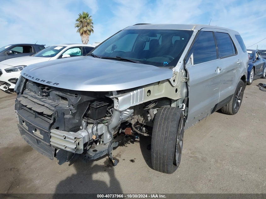 VIN 1FM5K7DH7KGA41630 2019 FORD EXPLORER XLT