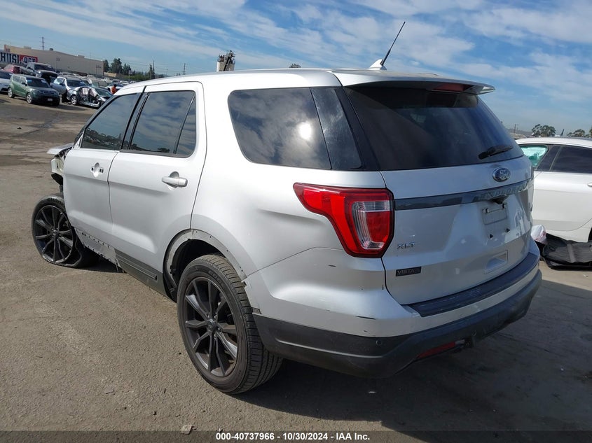 VIN 1FM5K7DH7KGA41630 2019 FORD EXPLORER XLT