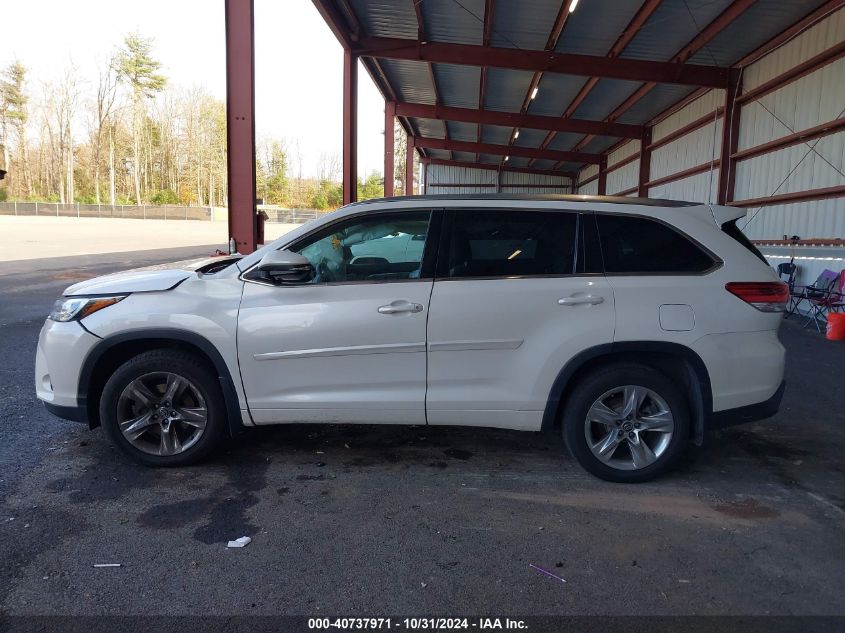 2017 Toyota Highlander Limited VIN: 5TDDZRFHXHS378411 Lot: 40737971