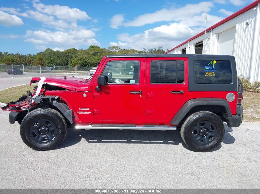 2011 Jeep Wrangler Unlimited Sport VIN: 1J4HA3H1XBL590184 Lot: 40737985