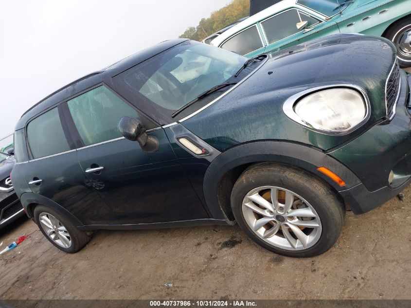 2012 Mini Cooper S Countryman VIN: WMWZC3C55CWL82323 Lot: 40737986