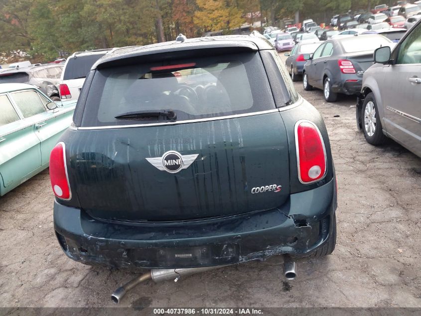 2012 Mini Cooper S Countryman VIN: WMWZC3C55CWL82323 Lot: 40737986