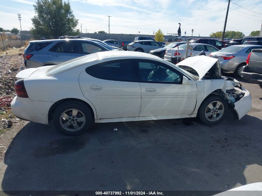 2005 Pontiac Grand Prix VIN: 2G2WP522951213806 Lot: 40737992