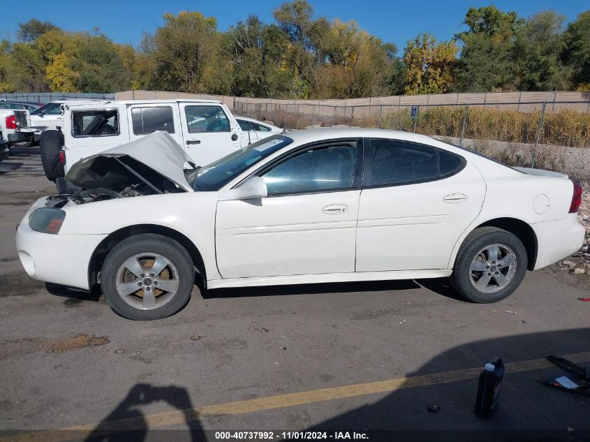 2005 Pontiac Grand Prix VIN: 2G2WP522951213806 Lot: 40737992