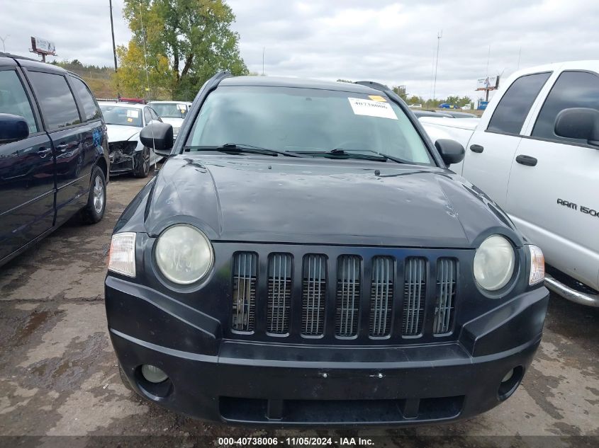 2008 Jeep Compass Sport VIN: 1J8FF47WX8D772108 Lot: 40738006