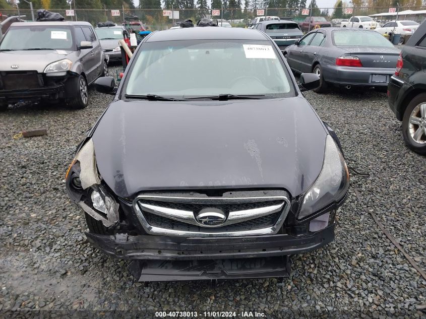 2012 Subaru Legacy 2.5I VIN: 4S3BMAA64C1008610 Lot: 40738013