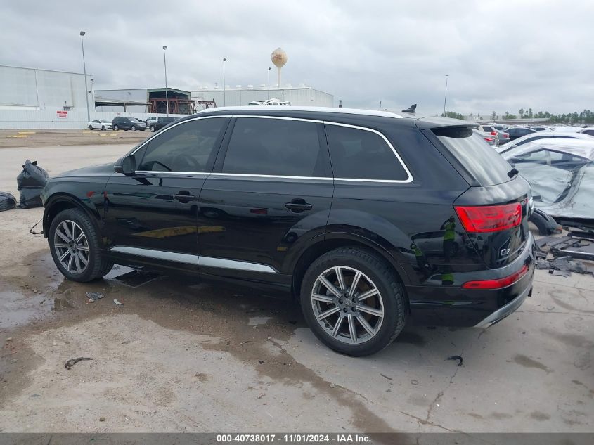 2018 Audi Q7 3.0T Premium VIN: WA1VAAF74JD021662 Lot: 40738017