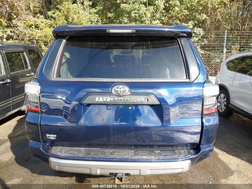 2020 Toyota 4Runner Trd Off Road VIN: JTEBU5JR7L5807240 Lot: 40738018