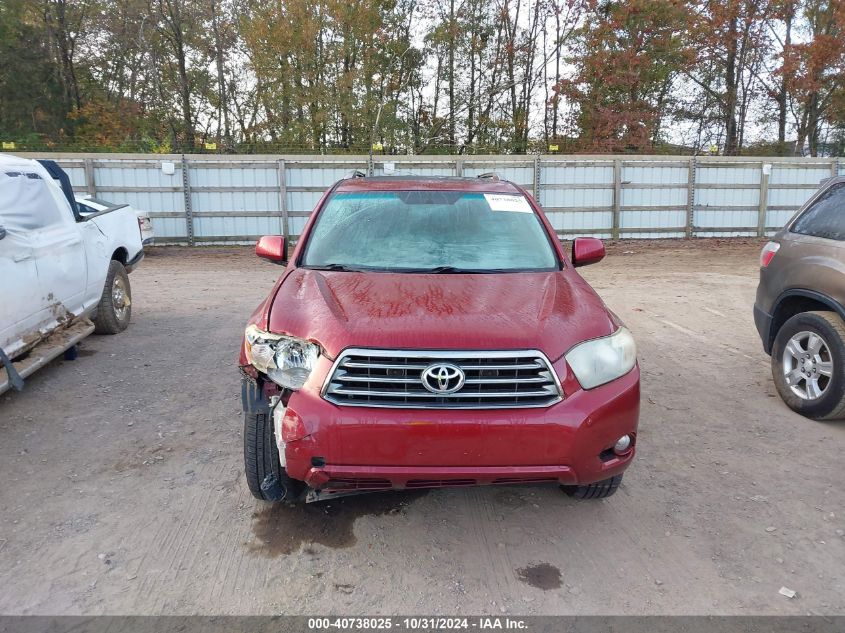 2008 Toyota Highlander Sport VIN: JTEES43A582052411 Lot: 40738025