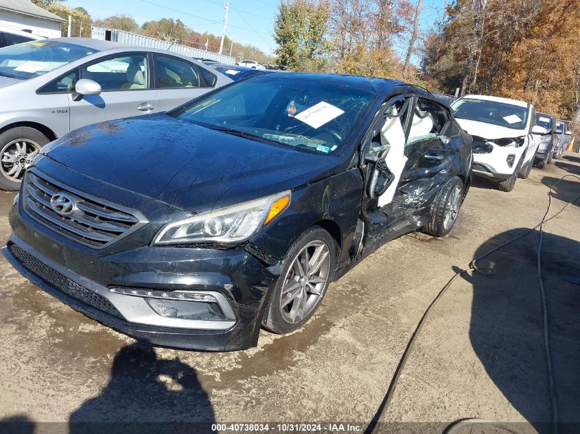 VIN 5NPE34AB0FH099483 2015 Hyundai Sonata, Sport 2.0T no.2