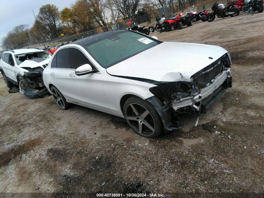 2017 Mercedes-Benz C 300 4Matic/Luxury 4Matic/Sport 4Matic VIN: 55SWF4KB8HU199793 Lot: 40738081