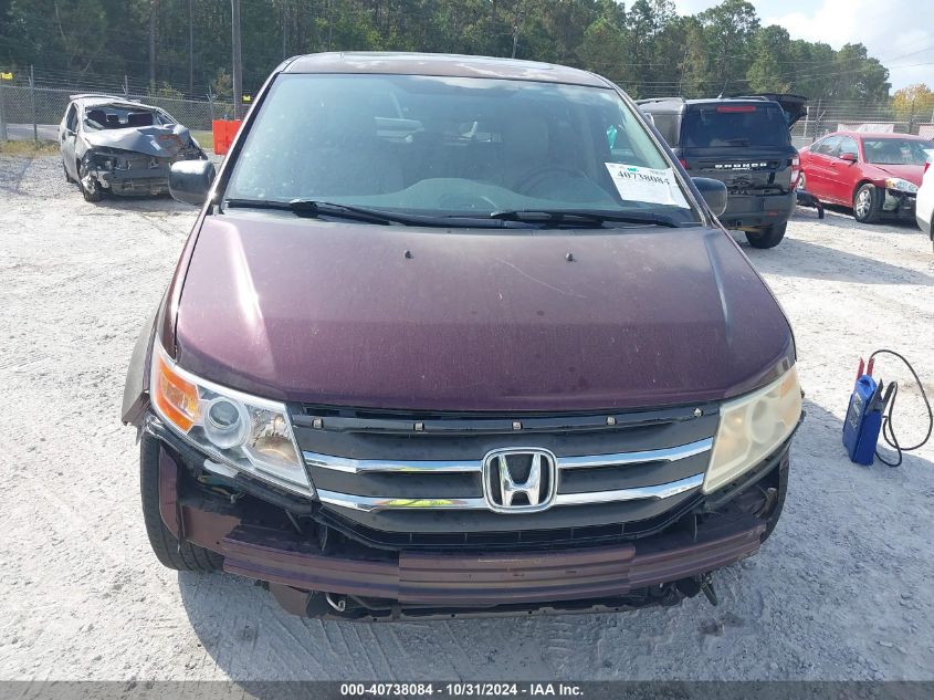 2013 Honda Odyssey Ex-L VIN: 5FNRL5H68DB059521 Lot: 40738084