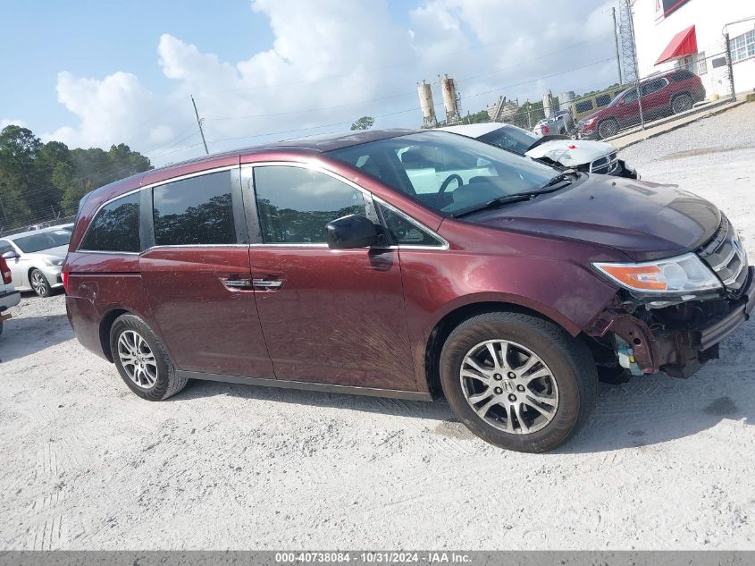 2013 Honda Odyssey Ex-L VIN: 5FNRL5H68DB059521 Lot: 40738084