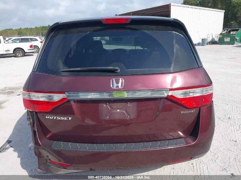 2013 Honda Odyssey Ex-L VIN: 5FNRL5H68DB059521 Lot: 40738084