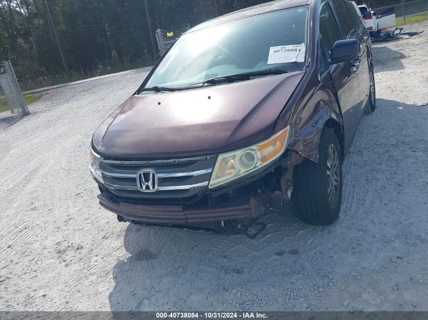 2013 Honda Odyssey Ex-L VIN: 5FNRL5H68DB059521 Lot: 40738084